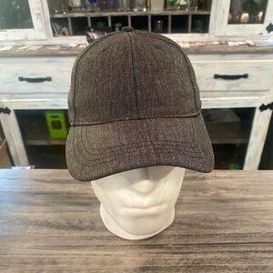Solid Colored Gray & Black Hat